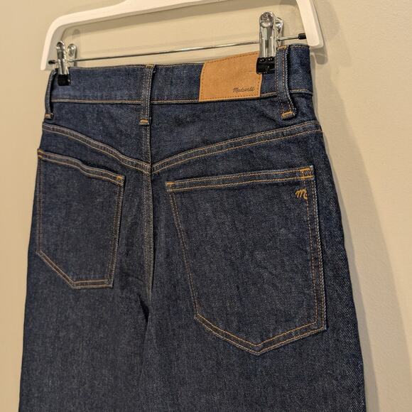Madewell The 90s Straight Dark Denim Classic Traditional Timeless - Size 26 - Picture 4 of 12